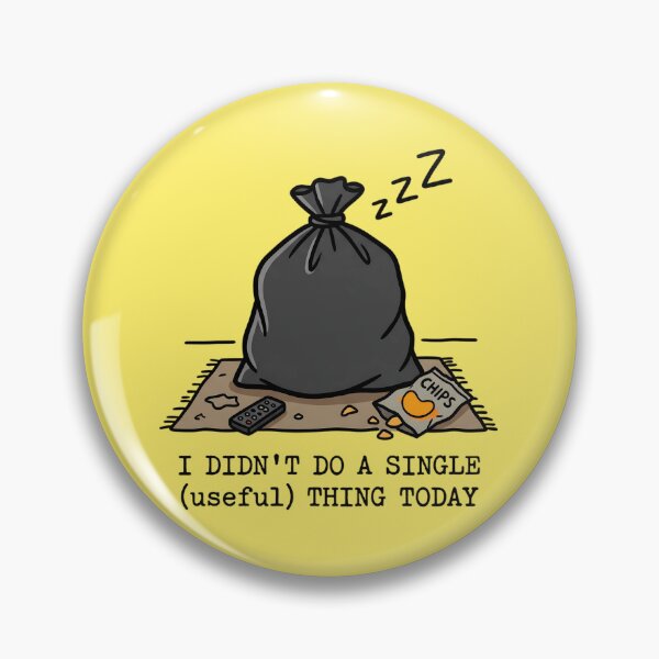 Item preview, Zero Productivity Today Lazy Garbage Bag Aesthetic designed and sold by yPaladino432.