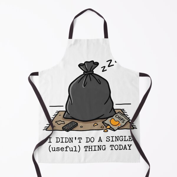 Item preview, Zero Productivity Today Lazy Garbage Bag Aesthetic designed and sold by yPaladino432.