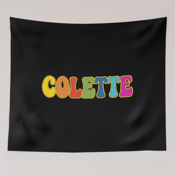 Item preview, ❤️ Colette Personalized Name Wavy Retro Shirt, Coffee Mug, Sticker Gift designed and sold by HelixPedia.