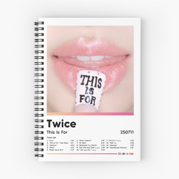Item preview, Twice - This Is For - Album Artwork Poster designed and sold by RhodesToKpop.
