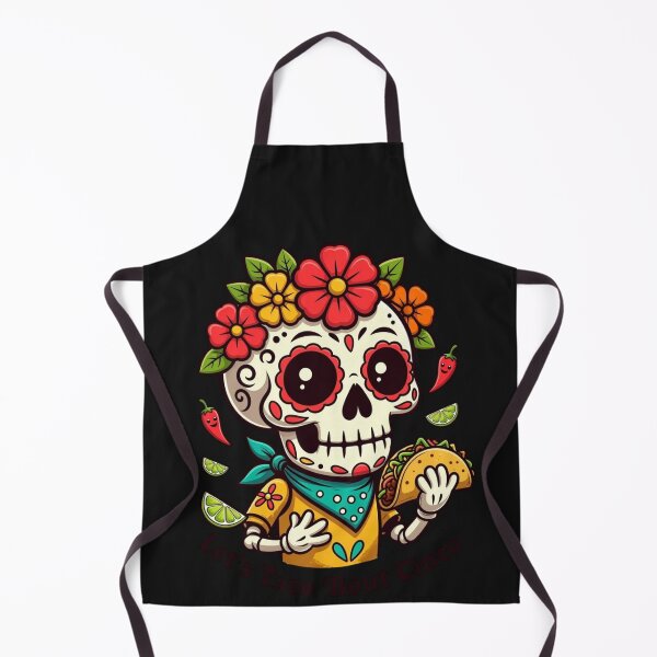 Item preview, Let's Taco 'Bout Cinco Cinco De Mayo Sugar Skull Taco Fiesta designed and sold by GrumpySableye.