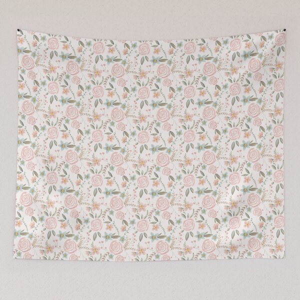 Item preview, Abstract Cute Pastel Floral Watercolor designed and sold by elenabdesigns.