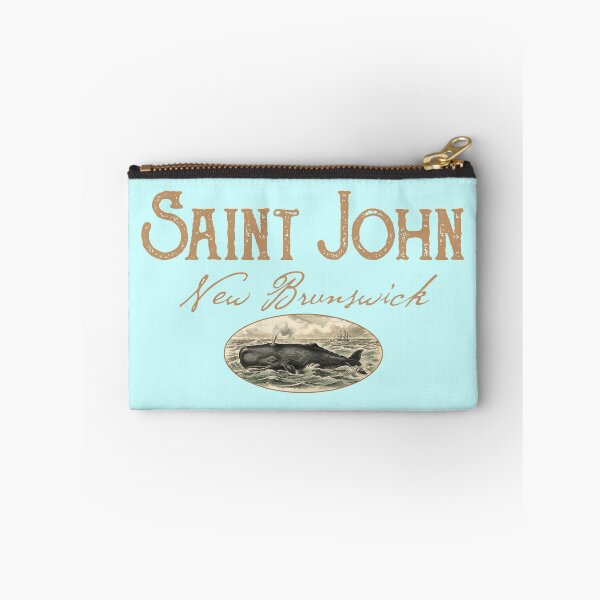 Item preview, Saint John New Brunswick Canada Vintage Whale Design designed and sold by Futurebeachbum.