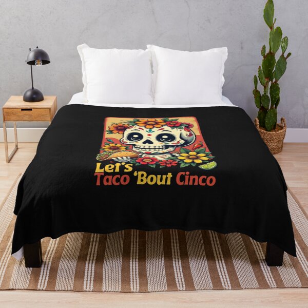 Item preview, Let's Taco 'Bout Cinco Sugar Skull Cinco De Mayo Fiesta designed and sold by GrumpySableye.