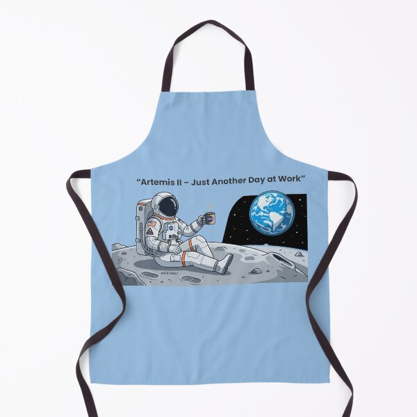 Item preview, Just Another Day at Work – Artemis II Astronaut Design designed and sold by Quiet Mode Studio.