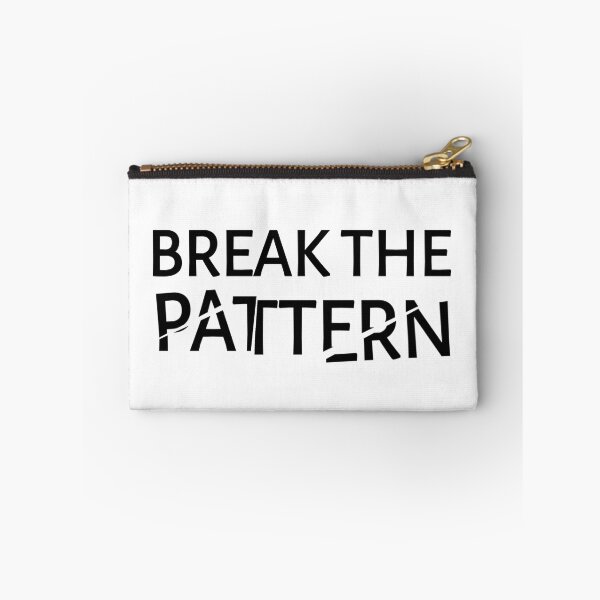 Item preview, Break The Pattern Minimal Streetwear Outline Typography Design designed and sold by CH-4TEE.