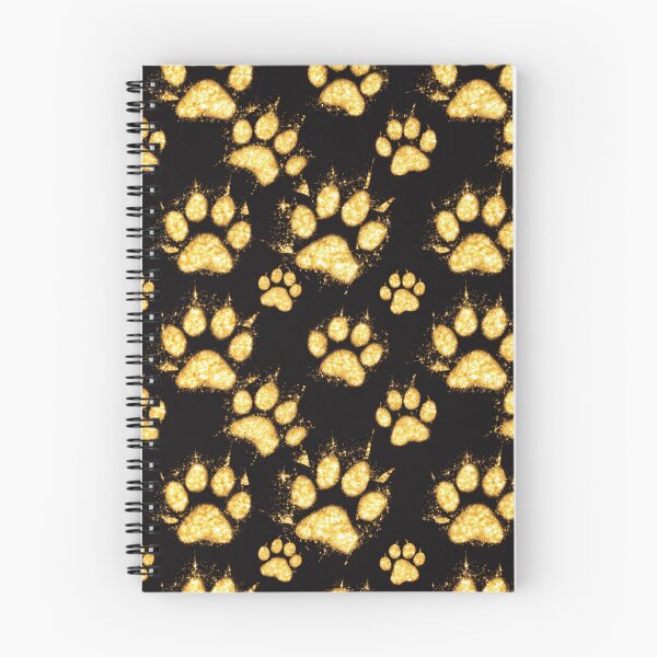 Item preview, Golden Cat Paw Prints Seamless Pattern designed and sold by Print culturee.