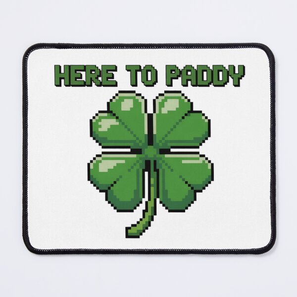 Item preview, Distressed Pixel Art Four Leaf Clover Retro designed and sold by Bloomkept.