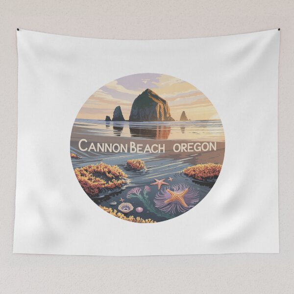 Item preview, Cannon Beach Oregon: Tide Pools designed and sold by CircinusStore.
