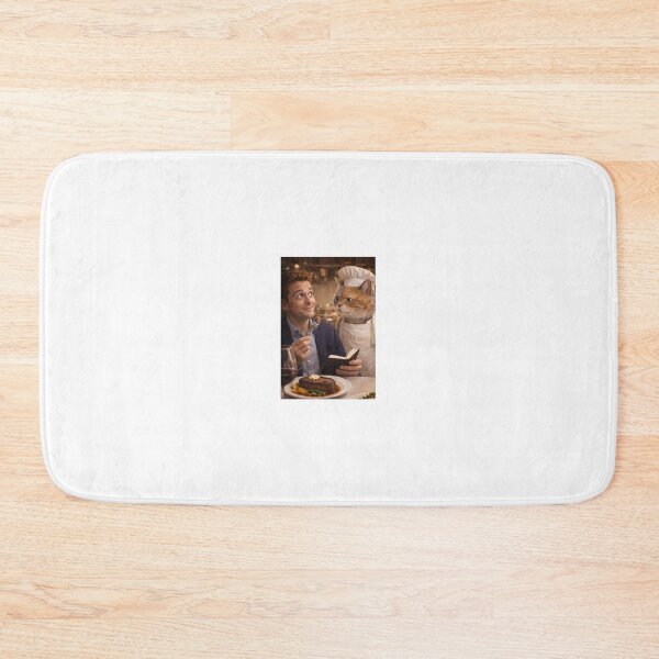 Item preview, Chef Cat Watching Customer Reaction designed and sold by LovelyCatGalaxy.