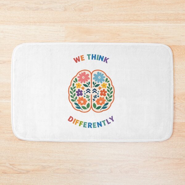 Item preview, We think differently colorful design designed and sold by Brainy_Prints.