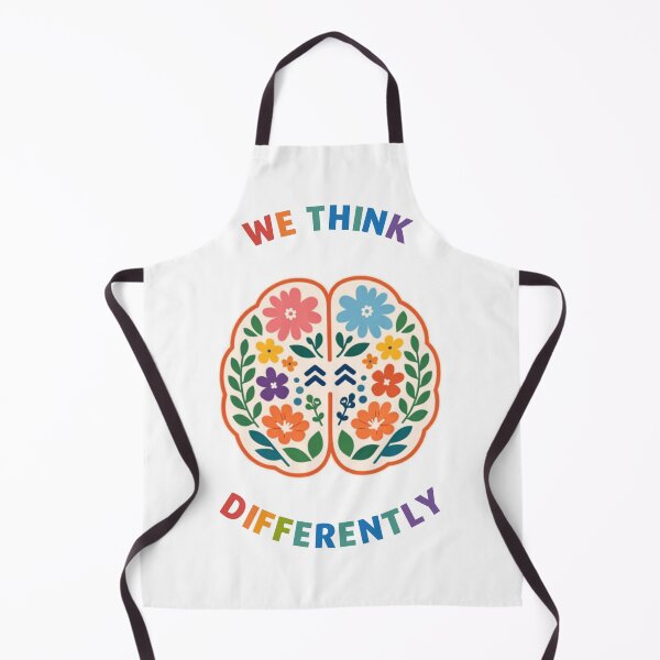 Item preview, We think differently colorful design designed and sold by Brainy_Prints.