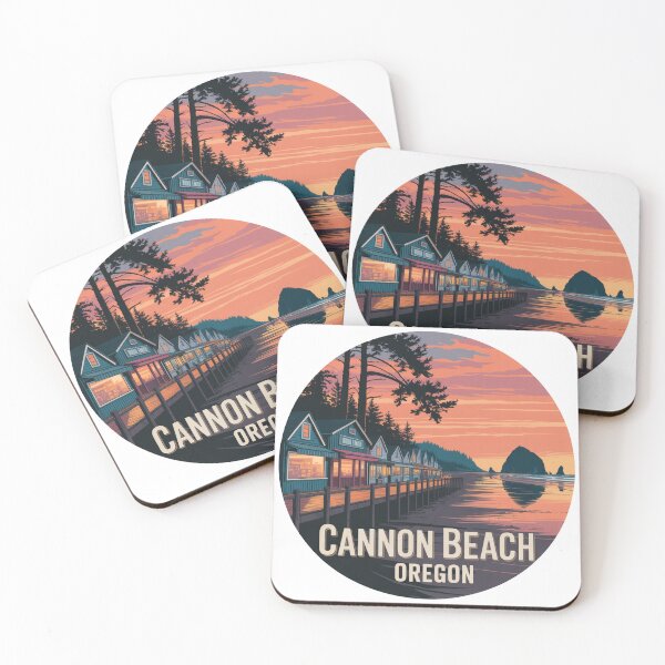 Item preview, Cannon Beach Oregon: Boardwalk Sunset  designed and sold by CircinusStore.