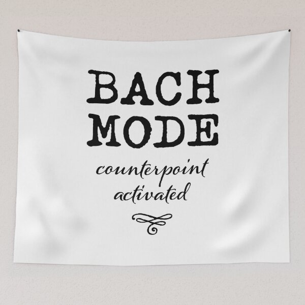 Aperçu de l'œuvre Contrepoint en mode Bach Musicien activé créée et vendue par AntiqueImages.