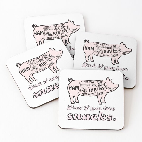 Item preview, Oink If You Love Snacks designed and sold by PastelDrop.