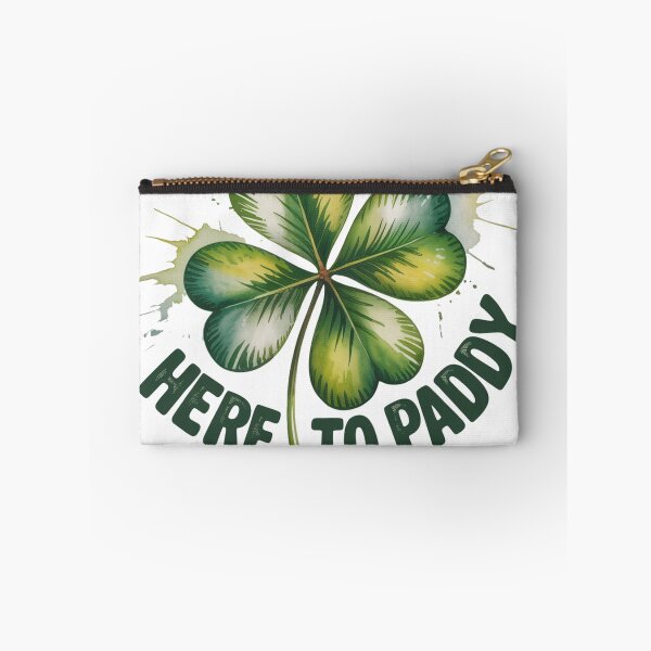 Item preview, Watercolor Four Leaf Clover with Distressed Texture designed and sold by Bloomkept.