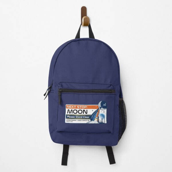Item preview, Next Stop Moon – Artemis II Transit Style Design designed and sold by Quiet Mode Studio.