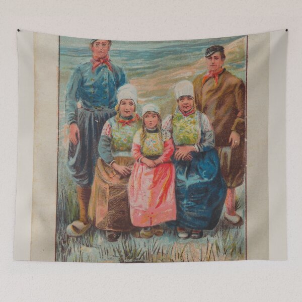 Item preview, Old postcard from 1902 with people in traditional costume from Marken designed and sold by Photopat.