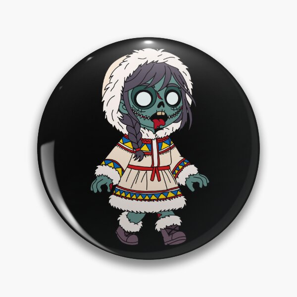Item preview, Cute Zombie Inuit Girl designed and sold by HRSCreates.