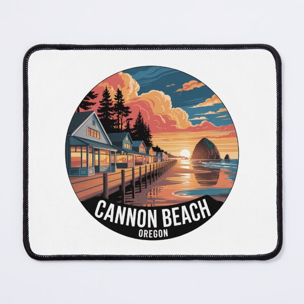 Item preview, Cannon Beach Oregon: Sunset Haystack Rock designed and sold by CircinusStore.