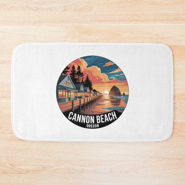 Item preview, Cannon Beach Oregon: Sunset Haystack Rock  designed and sold by CircinusStore.