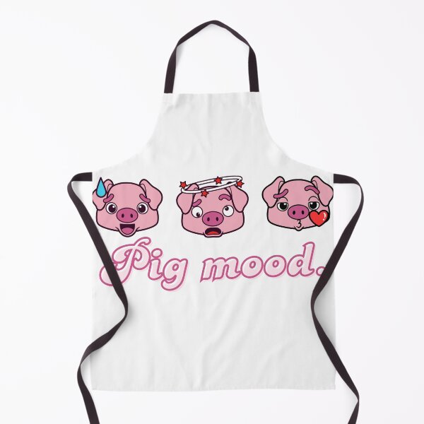Item preview, Pig Mood – Cute Relaxed Pig Illustration designed and sold by PastelDrop.