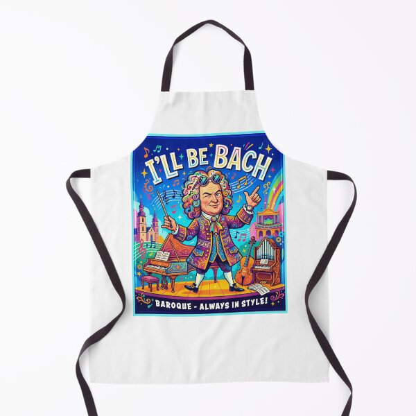 Item preview, I'll Be Bach Funny Classical Music Pun Composer designed and sold by AntiqueImages.