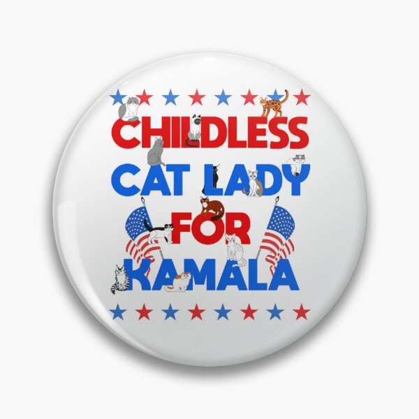 Item preview, Childless Cat Lady For Kamala designed and sold by fadstudio.