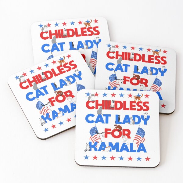 Item preview, Childless Cat Lady For Kamala designed and sold by fadstudio.