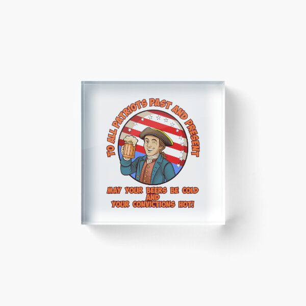 Item preview, A patriot drinks to freedom designed and sold by Karlov78Print.