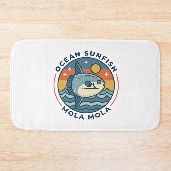 Item preview, Ocean Sunfish Mola Mola Sea Life Aquatic Design designed and sold by AntiqueImages.