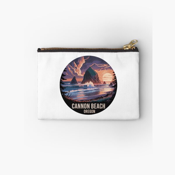 Item preview, Cannon Beach Oregon: Stormy Sunset Haystack Rock Coastal Art designed and sold by CircinusStore.