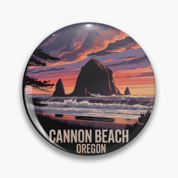 Item preview, Cannon Beach Oregon: Sunset Haystack Rock Coastal designed and sold by CircinusStore.