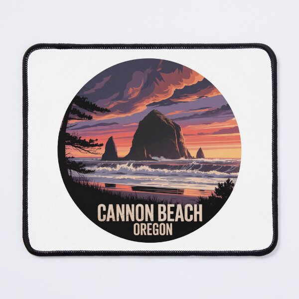Item preview, Cannon Beach Oregon: Sunset Haystack Rock Coastal designed and sold by CircinusStore.