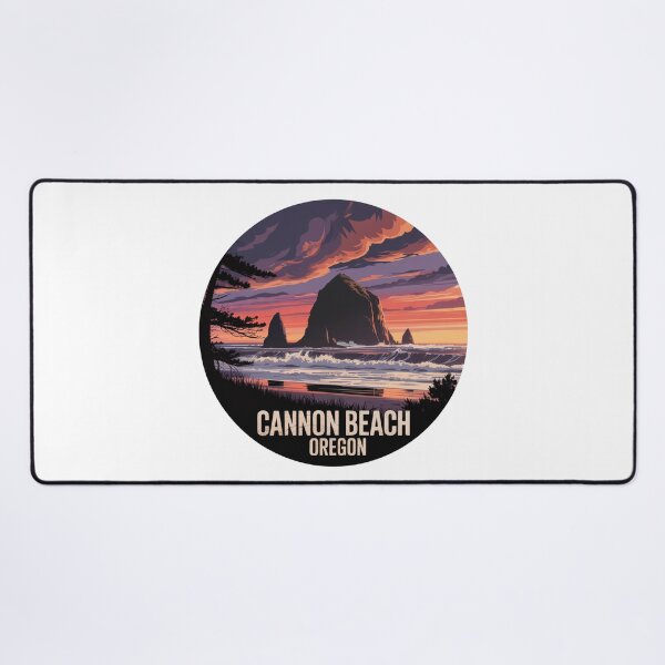 Item preview, Cannon Beach Oregon: Sunset Haystack Rock Coastal designed and sold by CircinusStore.