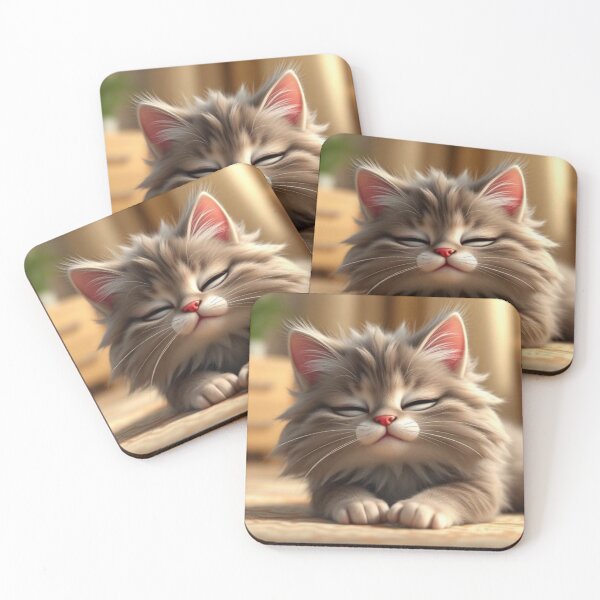 Item preview, Funny Introvert Cat Pretending To Sleep Avoiding People Cute Kawaii Cat Relatable Humor Design designed and sold by Tpac-goods.