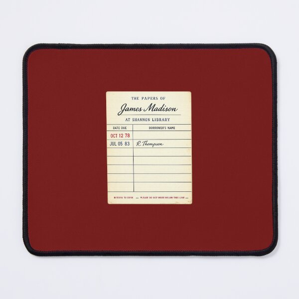 Item preview, James Madison designed and sold by Broken Antler Designs .