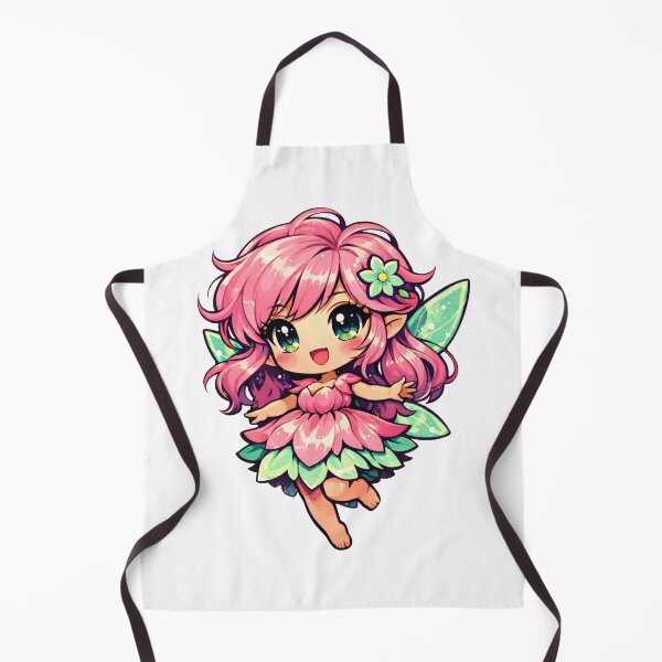 Item preview, Cute Pink Chibi Fairy Flower Sticker designed and sold by FatmaElhofy.