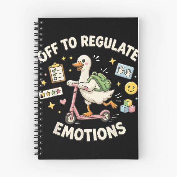 Item preview, Off To Regulate My Emotions Cute White Duck Riding A Scooter designed and sold by RuperDelois.