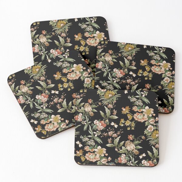 Item preview, Vintage Dark Floral Botanical Flowers Romantic Baroque Mood designed and sold by UtArt.