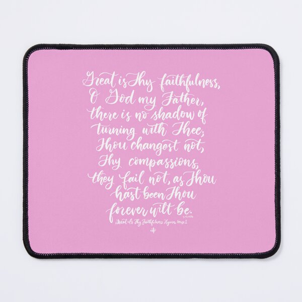 Item preview, Great Is Thy Faithfulness (White Lettering) designed and sold by BeBlessedPrayer!.