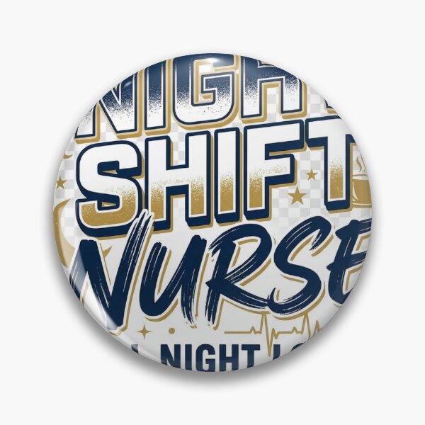 Item preview, Night Shift Nurse Enthusiast - Midnight Healthcare Hero Design designed and sold by SkillShopMill.