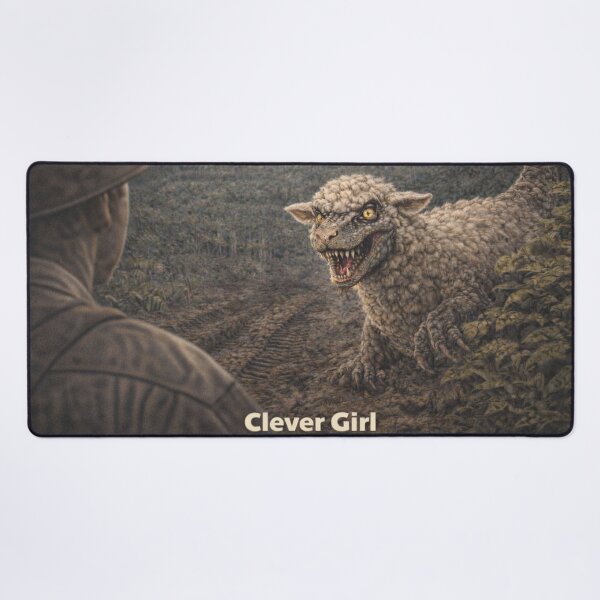 Item preview, Clever Girl - Jurassic Pasture Ambush designed and sold by Thpoar.