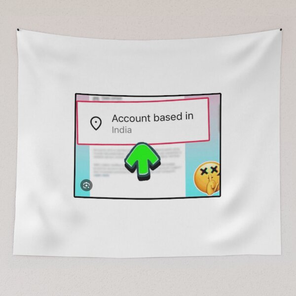 Item preview, ACCOUNT BASED IN INDIA IG MEME GIF designed and sold by Python Designs .
