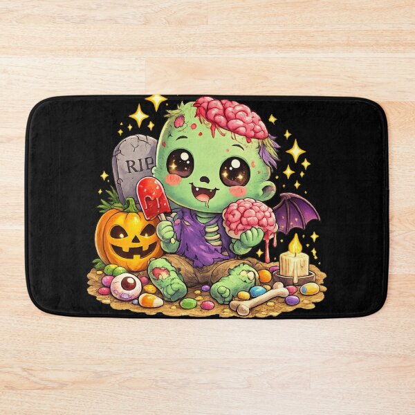 Item preview, Cute Spooky Zombie Halloween Kawaii  designed and sold by redsharkuk.