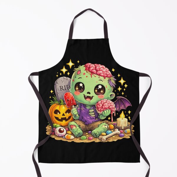 Item preview, Cute Spooky Zombie Halloween Kawaii  designed and sold by redsharkuk.