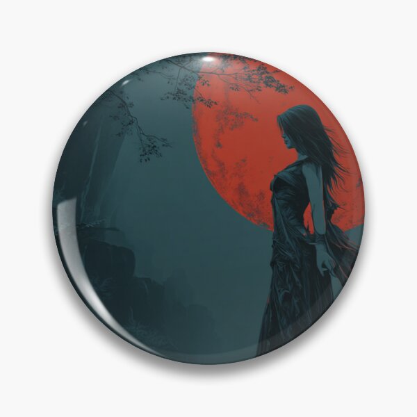Item preview, Black Witch Sacred Lands Red Moon Art designed and sold by GrinGalore.