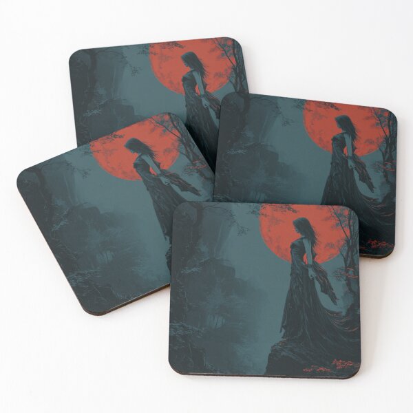 Item preview, Black Witch Sacred Lands Red Moon Art designed and sold by GrinGalore.