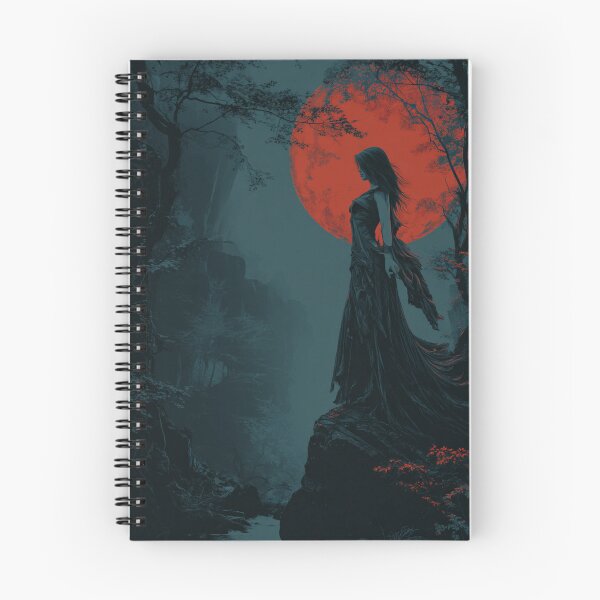 Item preview, Black Witch Sacred Lands Red Moon Art designed and sold by GrinGalore.