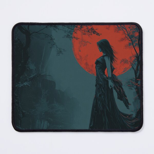 Item preview, Black Witch Sacred Lands Red Moon Art designed and sold by GrinGalore.